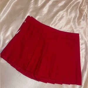 Pleated Mini Skirt